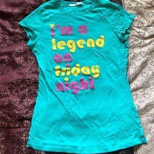 Legend on Friday night shirt